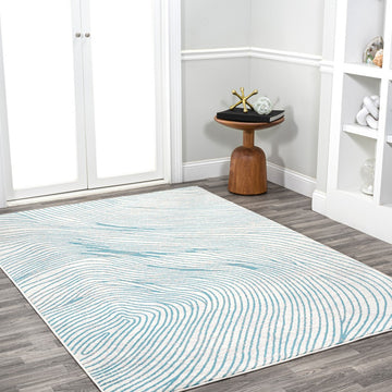 Arlo Woodgrain Geometric Area Rug